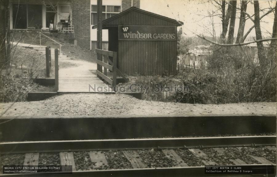 Postcard: New Haven Railroad, Windsor Gardens, Norwood, Massachusetts